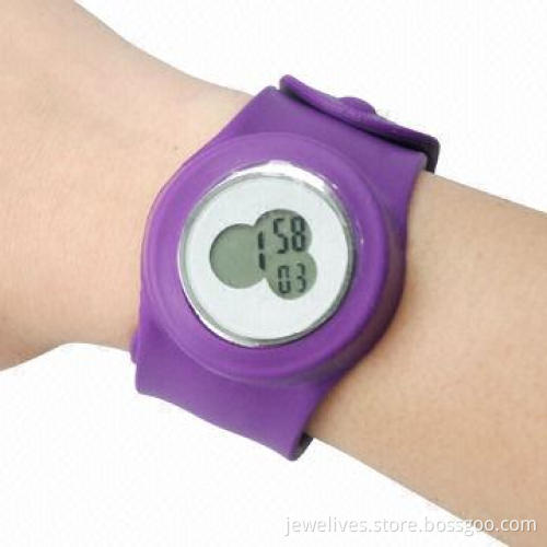 Silicone Slap Bracelet Watches
